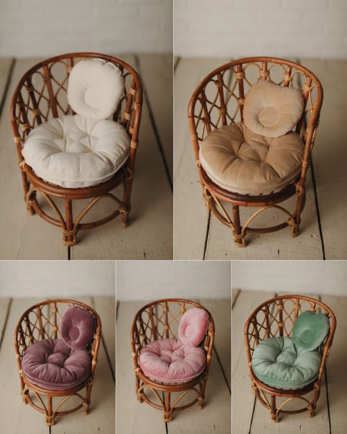 Bamboo Chair PILLOW 4 colors The Original Photoblocks Props