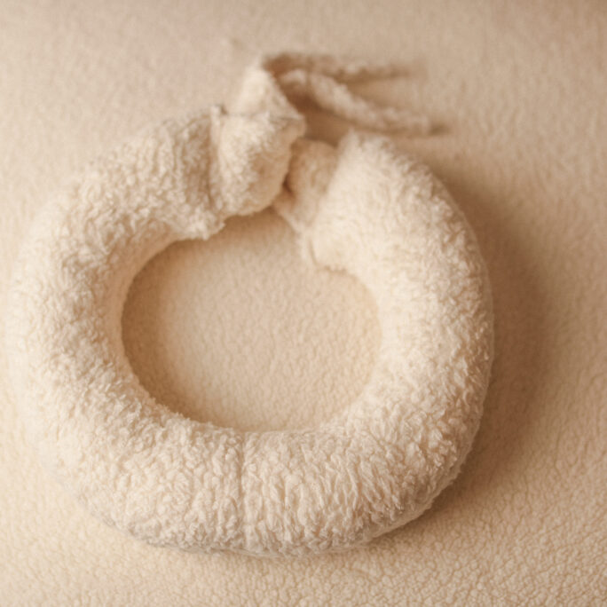 The Round Teddy Nest: A Gentle Posing Solution for Newborns
