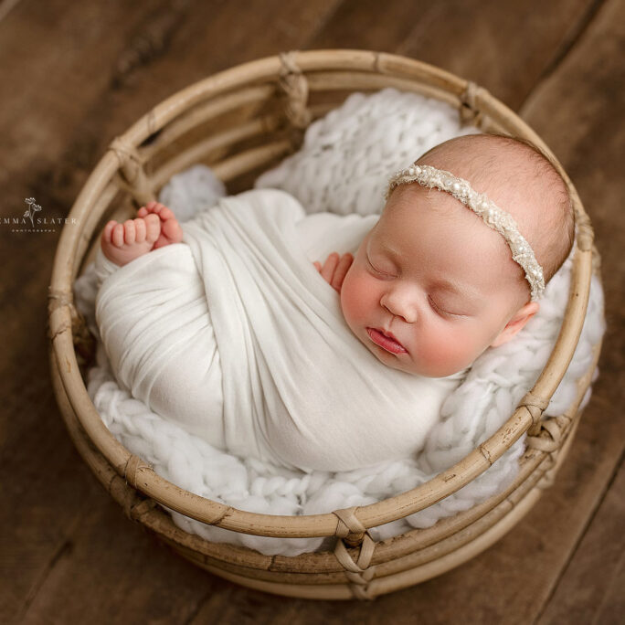 Round Bamboo Basket - BLOND