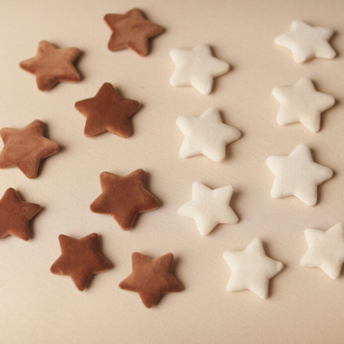 Velvety Puffy stars