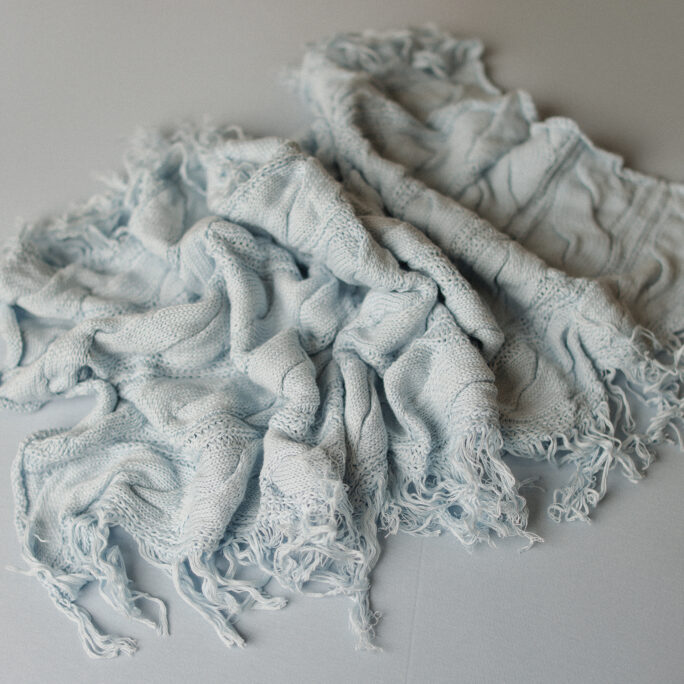 Tousled layer PASTEL BLUE