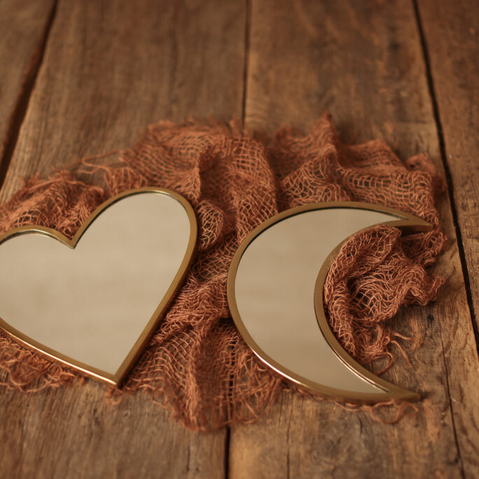 Brass MOON MIRROR