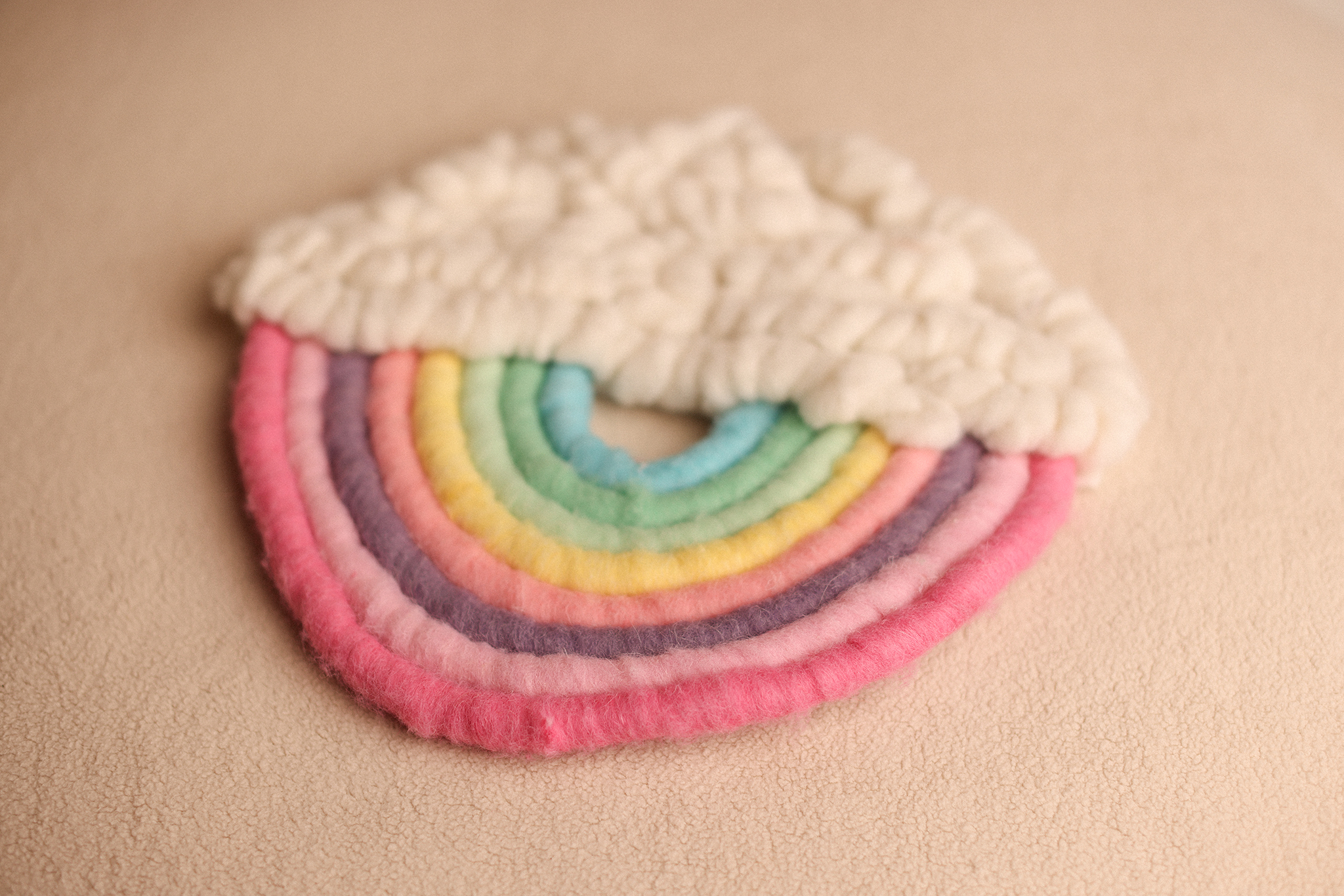 Rainbow on a cloud