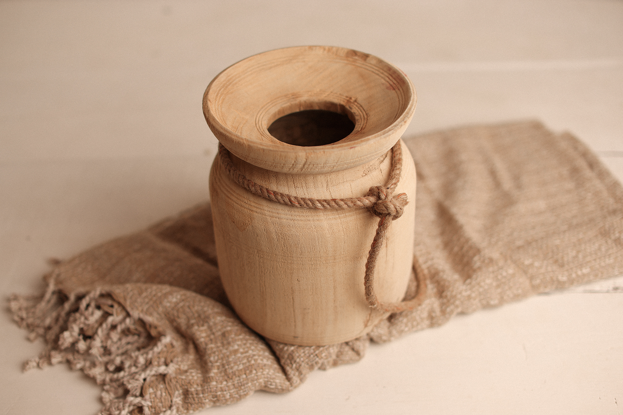 Wooden Vase