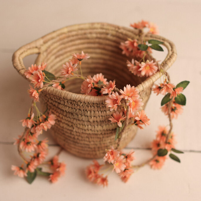 flower on a rope - light orange