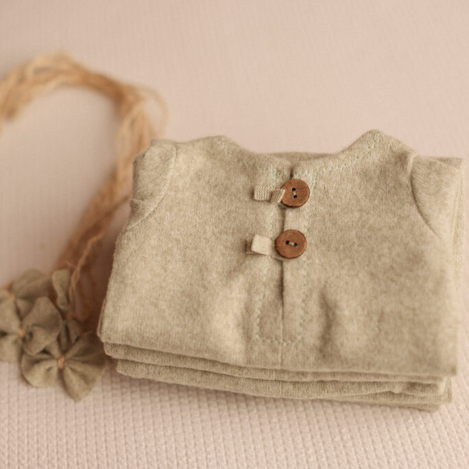 Pistachio Softest Onesie + Free Bow