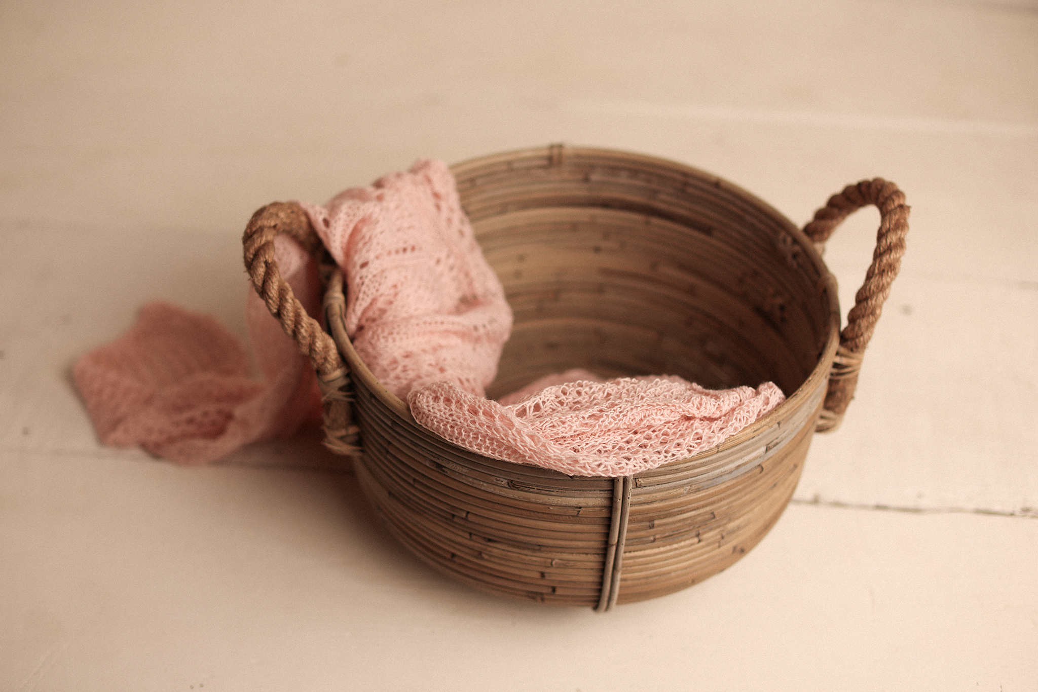 Unique Basket with rope XL
