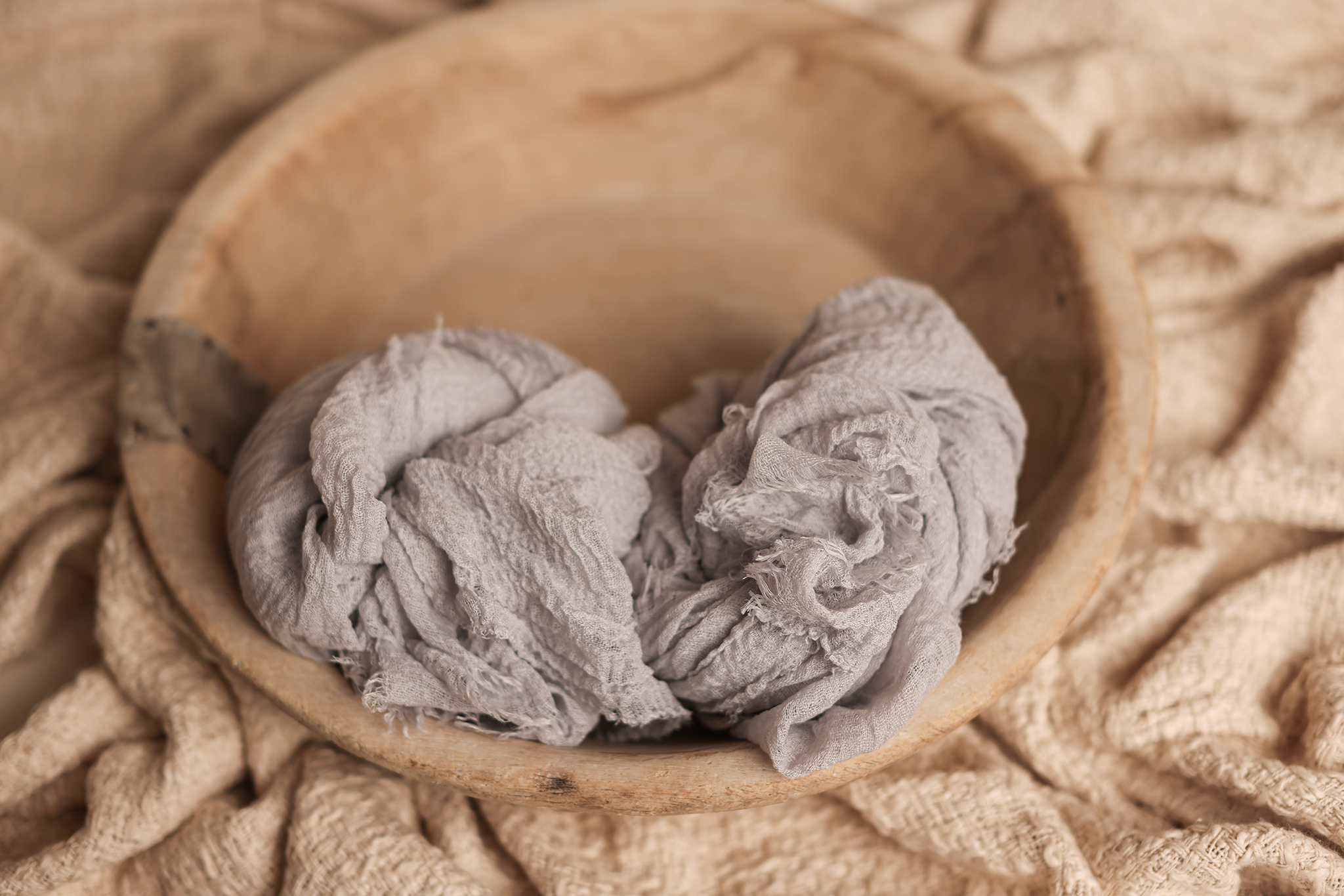 Crinkled Layer - Silver Grey