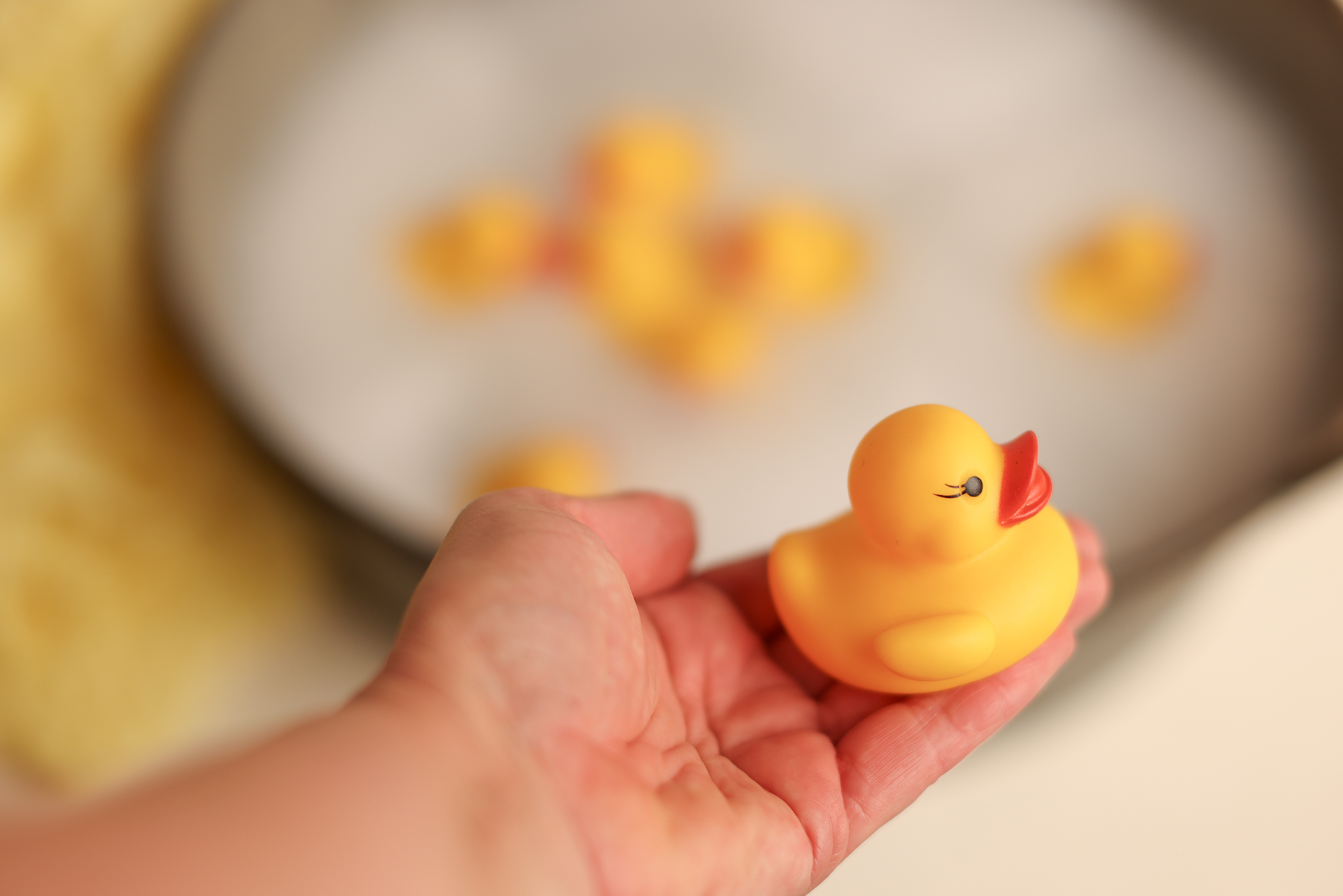 tiny bath duck