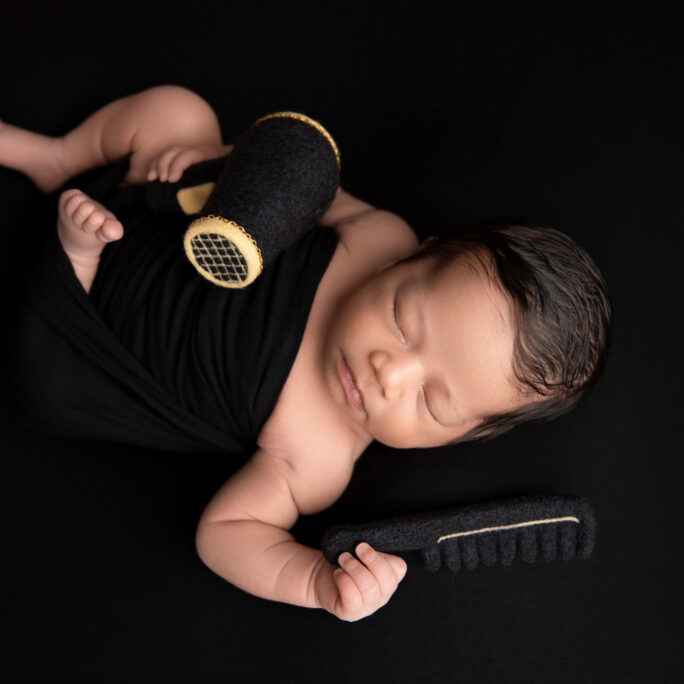 BLACK natural fiber SET