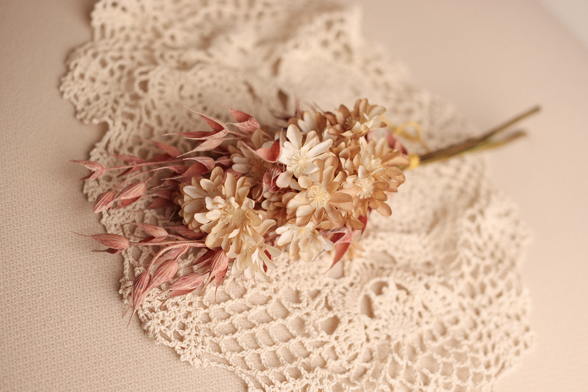 set of flowers