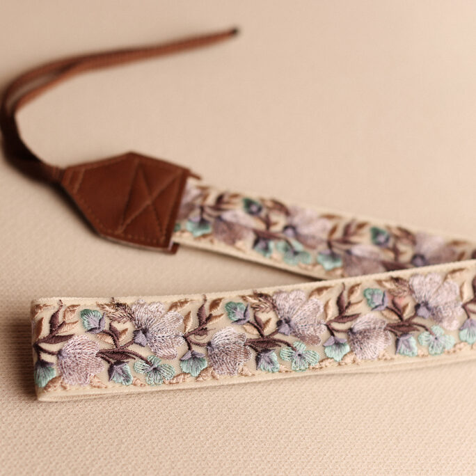 Lilac Bloom – Camera Strap