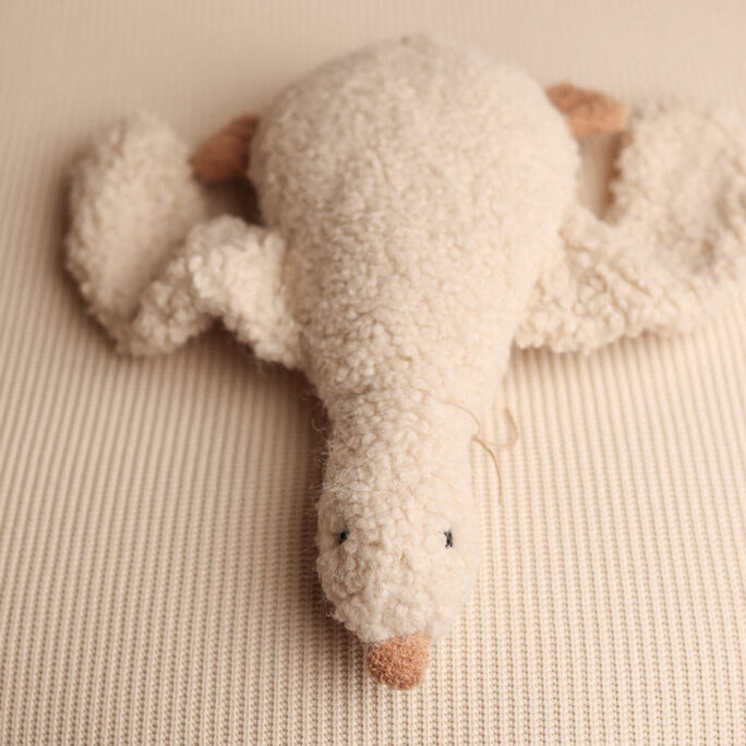 Fluffy Goose Lovey – Newborn Photography Prop