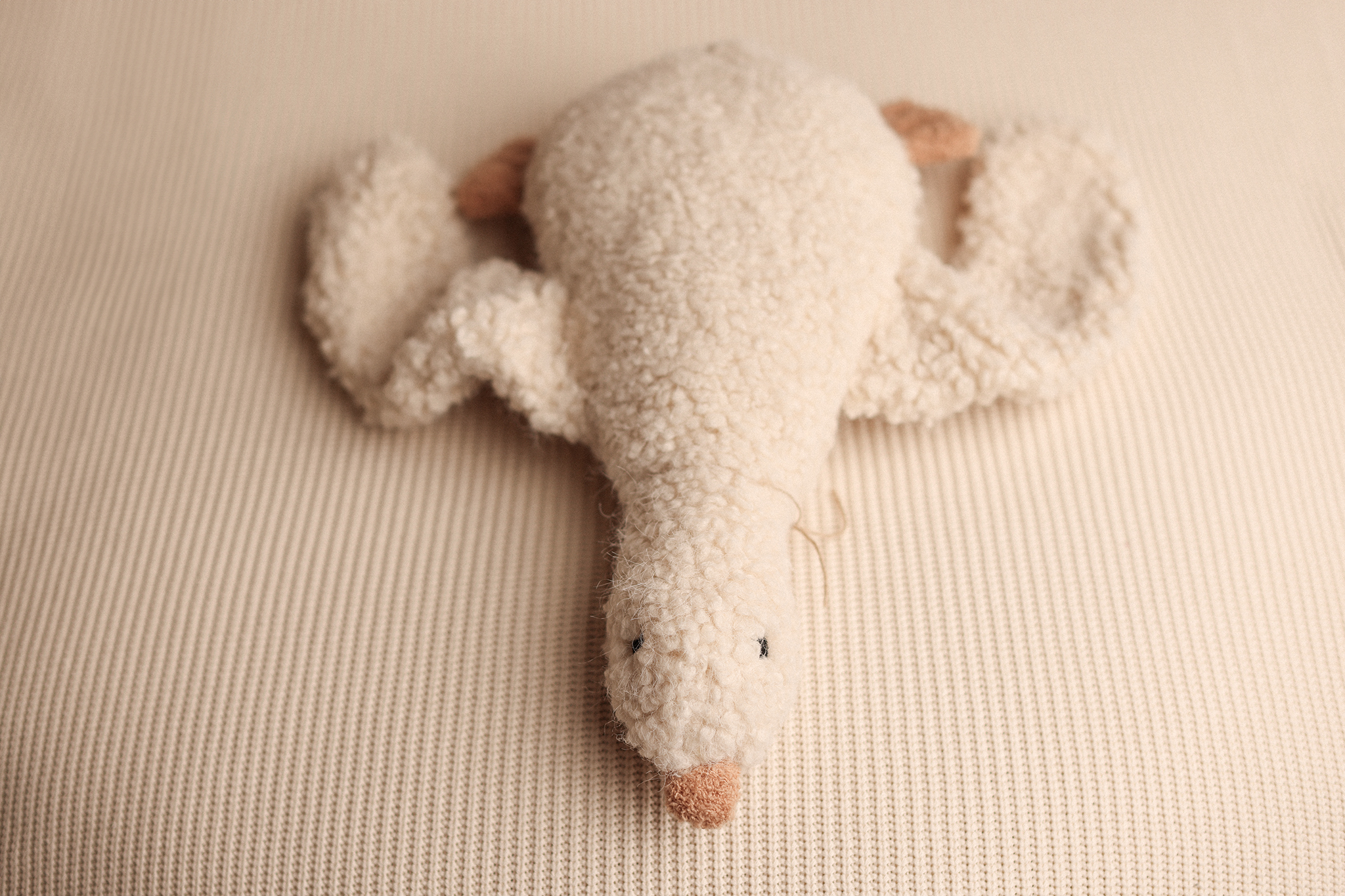 Fluffy Goose Lovey – Newborn Photography Prop