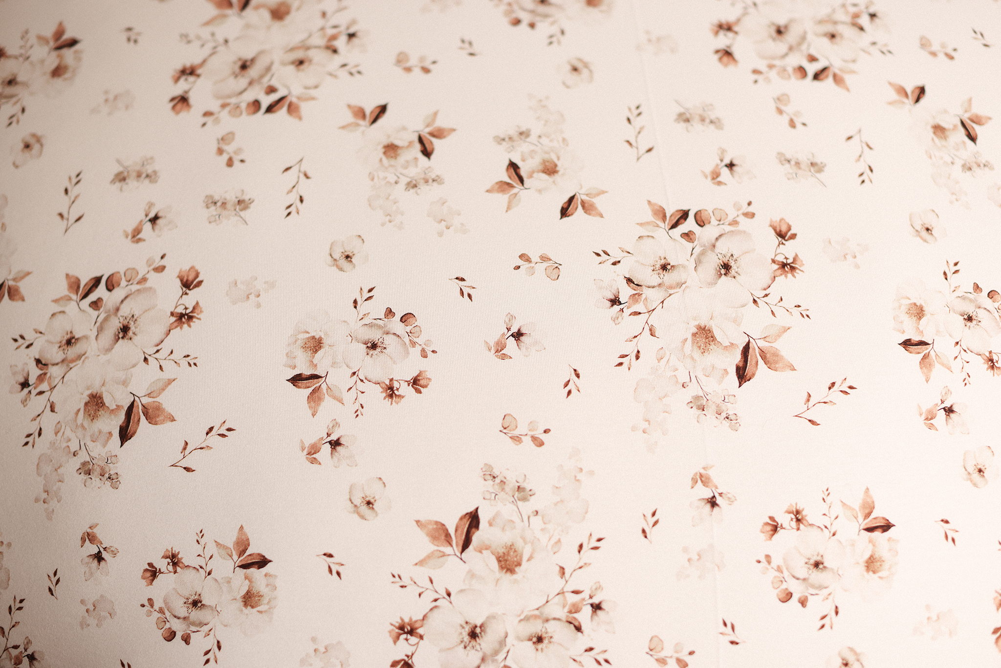 Cotton Flowers Backdrop
