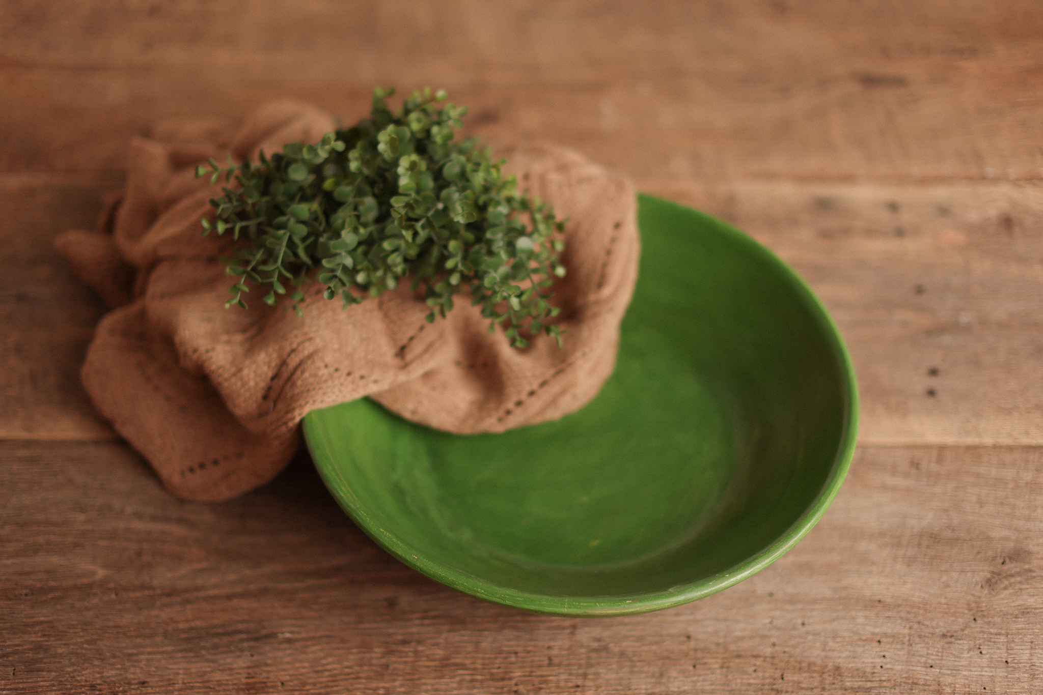 Evergreen Meadow Wooden Bowl