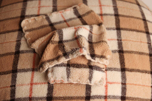 PLAID TEDDY Backdrop