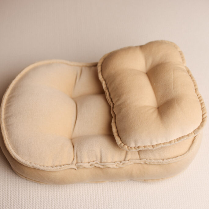 OVAL Mattress + Pillow BEIGE