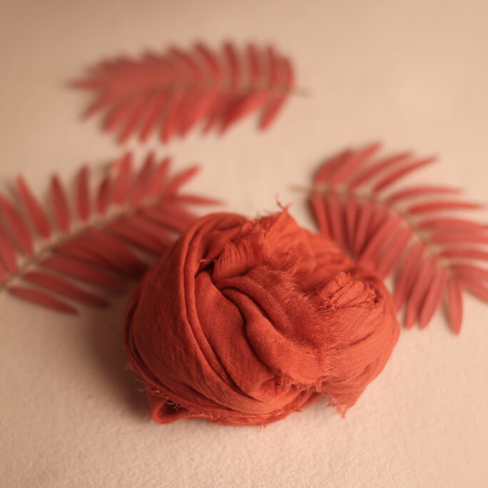 Crinkled Layer - Clay Red