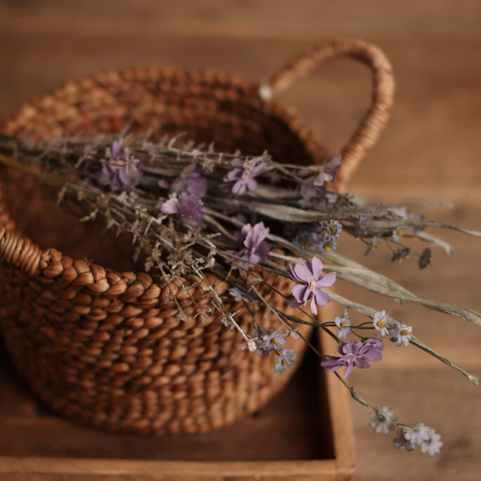 Dusty Purple set of flowers