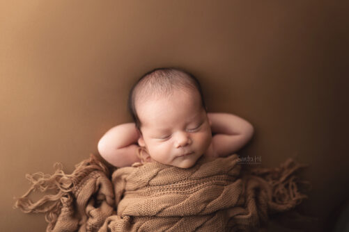 natural fiber backdrop and wrap CHOCO - Image 2