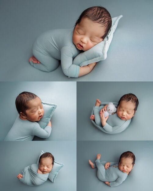 Newborn SET - WASHED BLUE - Image 3