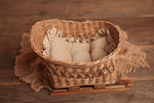Willow Sleigh Basket - Image 3