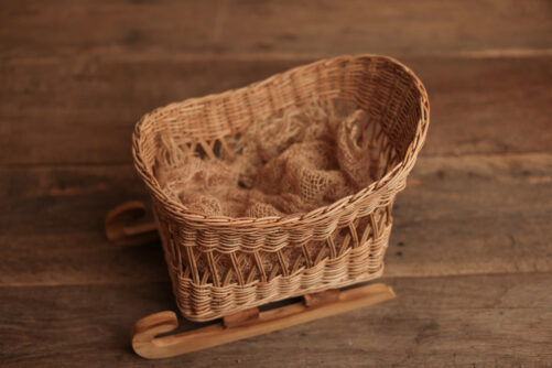 Willow Sleigh Basket - Image 2