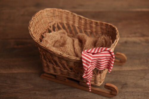 Willow Sleigh Basket - Image 4