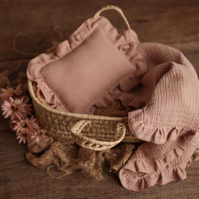 MOSES BASKET SET - PINK