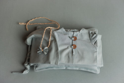 Newborn ONESIE - WASHED BLUE - Image 2