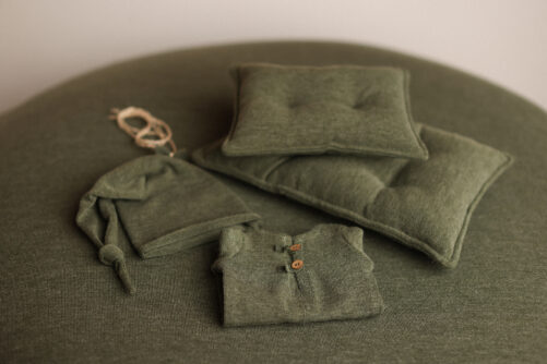 LARGE Newborn SET - MOSS GREEN - Image 3