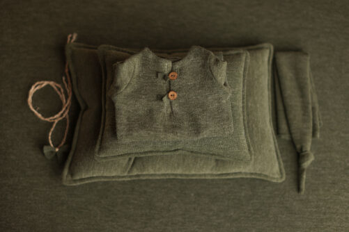 LARGE Newborn SET - MOSS GREEN