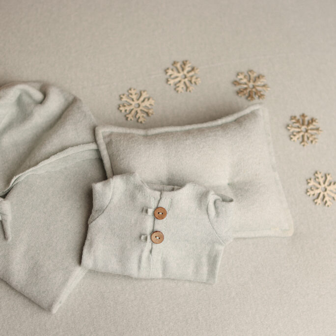 Softest Newborn SET - WINTER BLUE