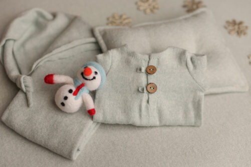 Softest Newborn SET - WINTER BLUE - Image 2