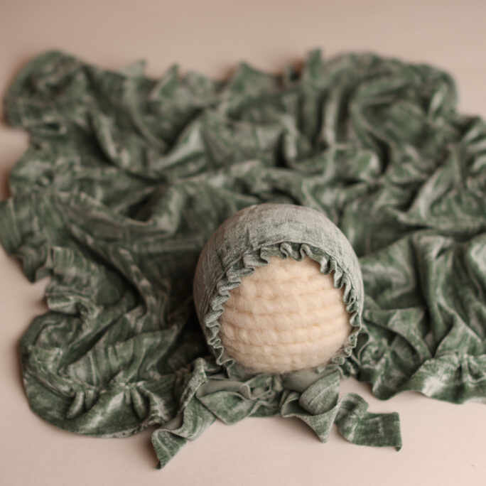 Stretchy Velour Set Sage