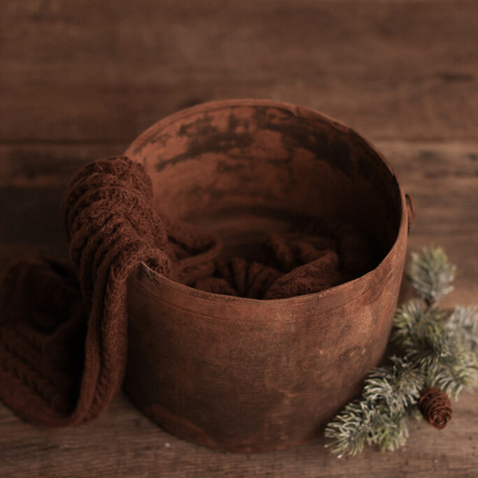 Vintage Wooden Bucket