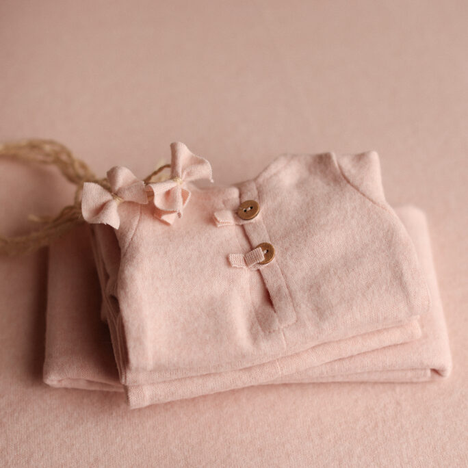 SOFTEST PINK  Onesie + free headband