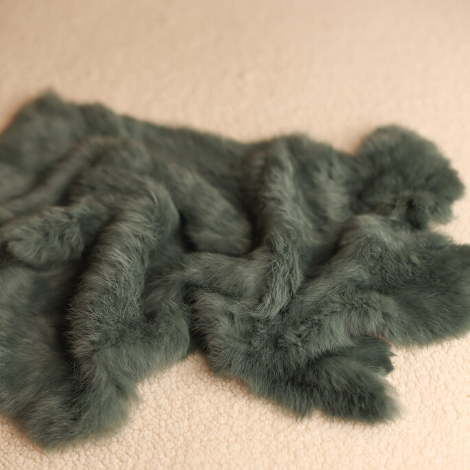 small teal fur