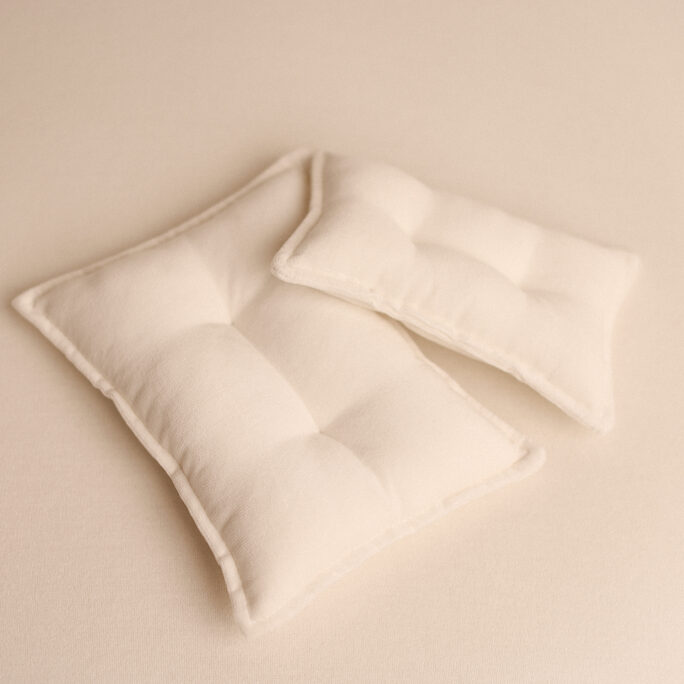 Soft Mattress / Regular Pillow / Tiny Pillow - Pure White
