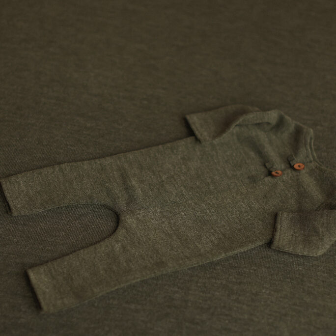 Olive Moss Backdrop + Onesie Set