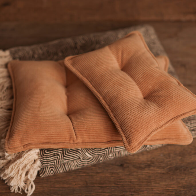 LAST ONE! Carmel ribbed / SOFT MATTRESS and PILLOW