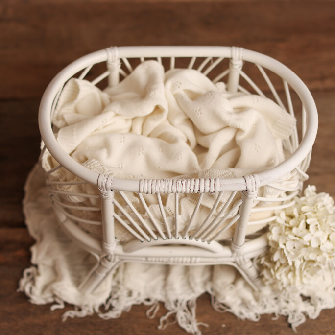 SUNRISE CRIB WALNUT - white