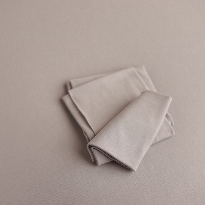 DOVE GREY natural fiber SET