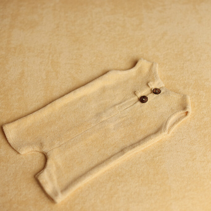 BUTTERY YELLOW Onesie+ Backdrop