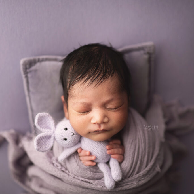 DUSTY LILAC natural fiber backdrop