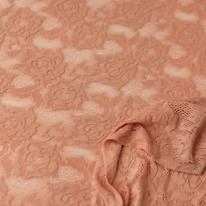 Stretch LACE Backdrop - vintage NUDE