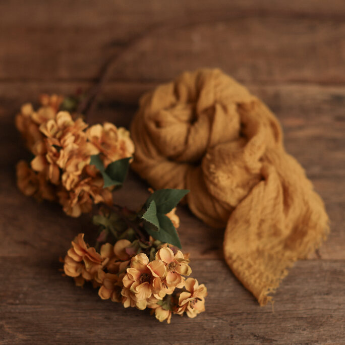 OCHER BLOSSOM Branch