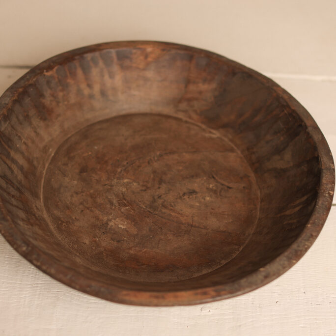 vintage WOODEN BOWL XL