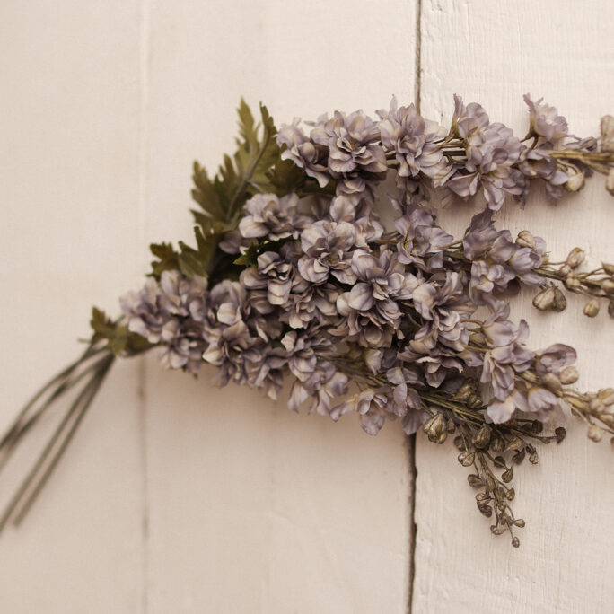 GREY BLUE FLOWER